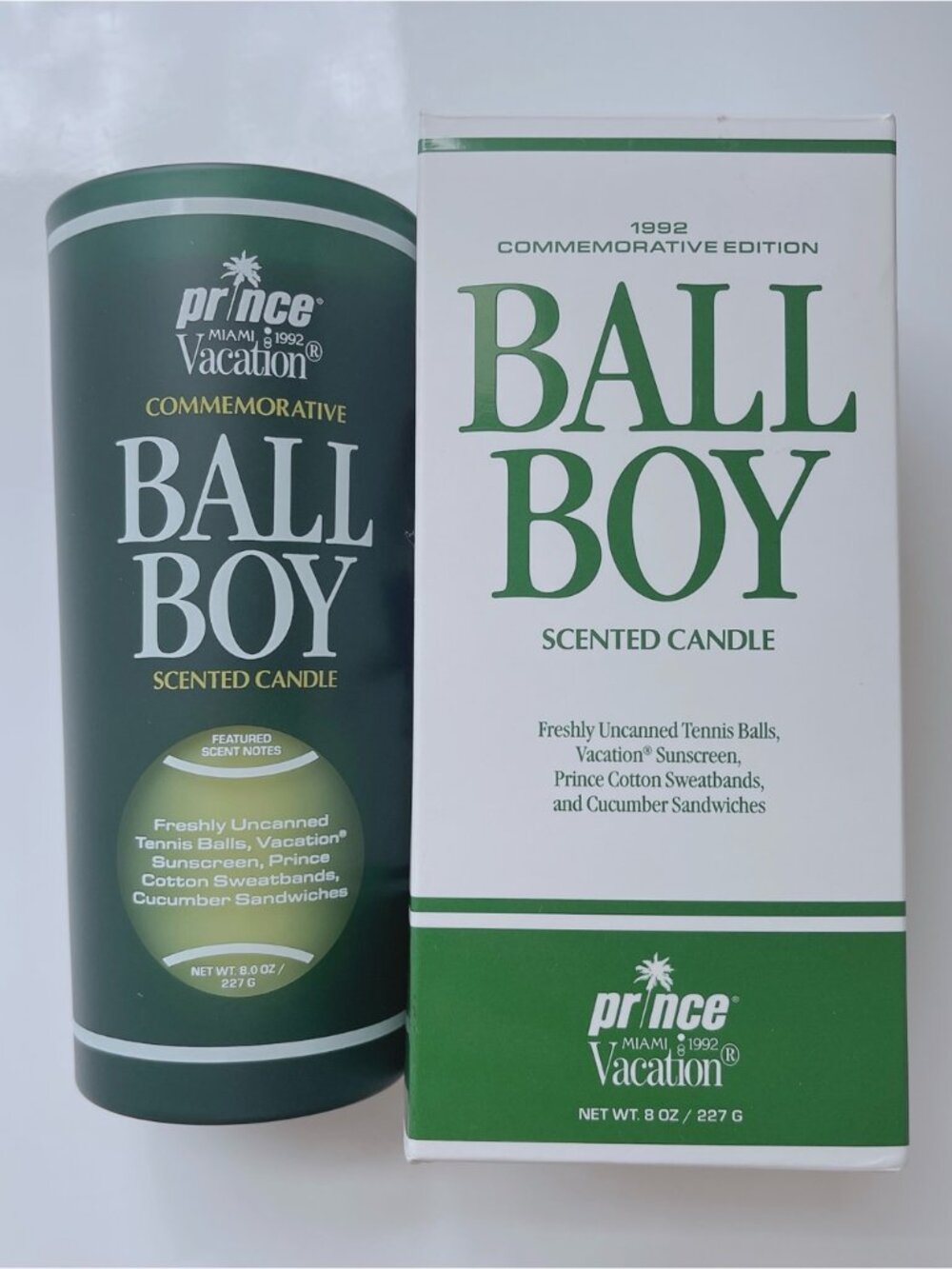 Vacation Inc. Ball Boy Soy Candle NIB $42 Tennis Candle, 65-Hour Burn